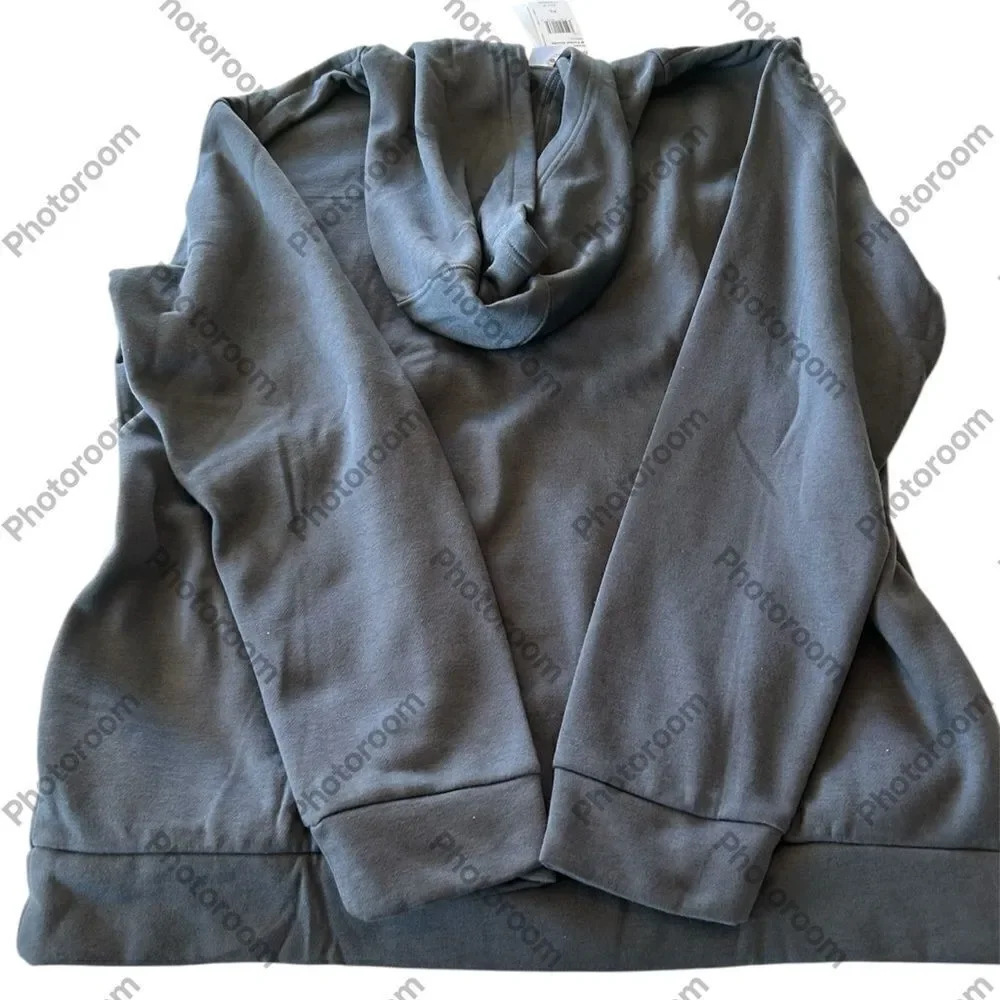 adidas Men’s Regular Fit Kangaroo Pockets Hoodie, Grey, Size XL,NWT